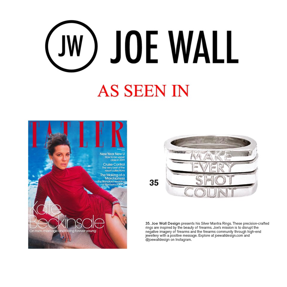 Joe Wall As seen in TATLET magazine Jan 2019 
