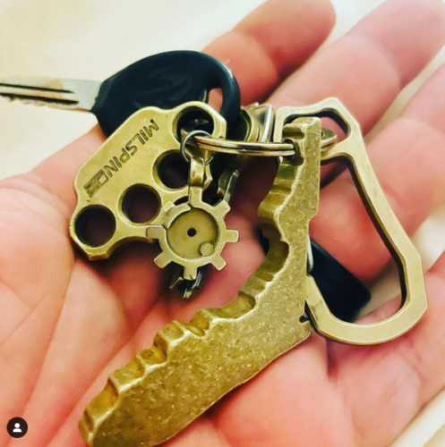 Brass AR Bolt Key Chain photo review